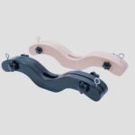 Natural Wood Restraint Bar with Adjustable Leather Cuffs - Image 4