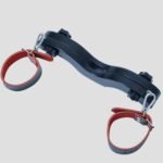 Natural Wood Restraint Bar with Adjustable Leather Cuffs - Image 10