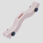 Natural Wood Restraint Bar with Adjustable Leather Cuffs - Image 9