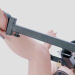 Black Adjustable Restraint Frame with Locking Cuffs - Image 12