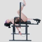 Black Suspension Bondage Chair with Adjustable Restraints