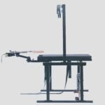 Black Suspension Bondage Chair with Adjustable Restraints - Image 3