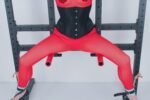 Black Restraint Pleasure Rack with Adjustable Support - Image 15