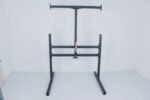 Black Restraint Pleasure Rack with Adjustable Support - Image 4