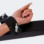 Black Restraint Bondage Table with Adjustable Limbs - Image 8