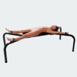 Black Restraint Bondage Table with Adjustable Limbs