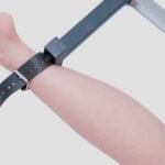 Red Adjustable Bondage Positioning Frame with Restraints - Image 6