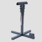 Black Restraint Post with Adjustable Height and Bondage Features - Image 3