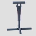 Black Restraint Post with Adjustable Height and Bondage Features - Image 2