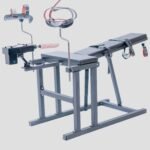 Black Adjustable Bondage Chair with Restraint System - Image 8