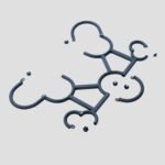 Black Suspension Bondage Harness with Adjustable Restraints - Image 3