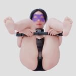 Black Adjustable Restraint Harness with Back Support - Image 9