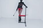 Black Adjustable Bondage Throne with Restraint System - Image 11