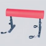 Red Supportive Bondage Bench with Adjustable Restraints - Image 4