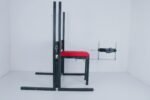 Red Adjustable BDSM Restraint Rack with Tilt Feature - Image 4