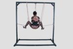 Black Suspension Restraint Frame with Adjustable Cuffs - Image 8