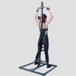 Black Adjustable Restraint Stand with Suspension Features - Image 11