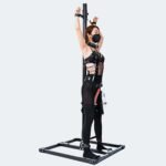 Black Adjustable Restraint Stand with Suspension Features