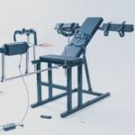 Black Adjustable Pleasure Chair with Stimulation Features - Image 32