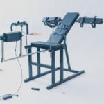 Black Adjustable Pleasure Chair with Stimulation Features - Image 28