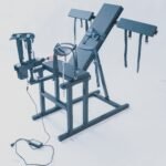 Black Adjustable Pleasure Chair with Stimulation Features - Image 27