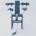 Black Adjustable Pleasure Chair with Stimulation Features - Image 17