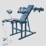 Black Adjustable Pleasure Chair with Stimulation Features - Image 16