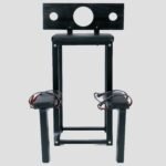 Black Bondage Submission Bench with Adjustable Restraints - Image 5