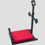 Red Kneeling Restraint Frame with Adjustable Cuffs - Image 4