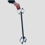 Black Adjustable Restraint Bar with Bondage Features - Image 3