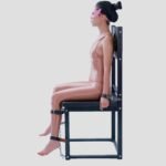 Black Submission Chair with Adjustable Restraint Features - Image 10