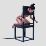 Black Submission Chair with Adjustable Restraint Features - Image 8