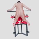 Red Bondage Stimulation Chair with Restraints - Image 8