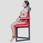 Red Bondage Stimulation Chair with Restraints - Image 6