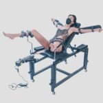 Black Multi-Function Pleasure Chair with Sex Machine - Image 2