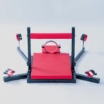 Red Adjustable Pleasure Bench with Restraint Features - Image 7