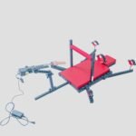 Red Adjustable Pleasure Bench with Restraint Features - Image 4