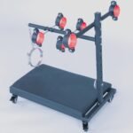 Black Restraint Pleasure Table with Adjustable Ankles - Image 5