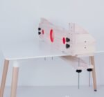 Black Enclosure Restraint Table with Adjustable Straps - Image 15