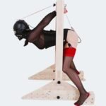 Red Suspension Restraint Frame with Adjustable Tension