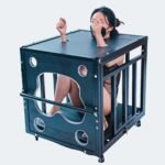 Black Submissive Restraint Box with Open Access