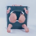 Black Open Restraint Frame with Adjustable Access - Image 8