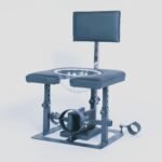 Red Bondage Throne with Adjustable Restraints - Image 11