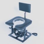 Red Bondage Throne with Adjustable Restraints - Image 6