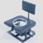 Red Bondage Throne with Adjustable Restraints - Image 5