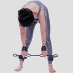 Black Restraint Bar with Adjustable Cuffs - Image 3