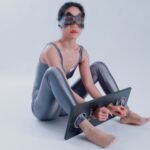 Black Bondage Restraint Board with Adjustable Cuffs - Image 10