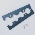 Black Bondage Restraint Board with Adjustable Cuffs - Image 9