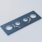 Black Bondage Restraint Board with Adjustable Cuffs - Image 8