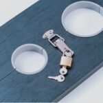 Black Bondage Restraint Board with Adjustable Cuffs - Image 7